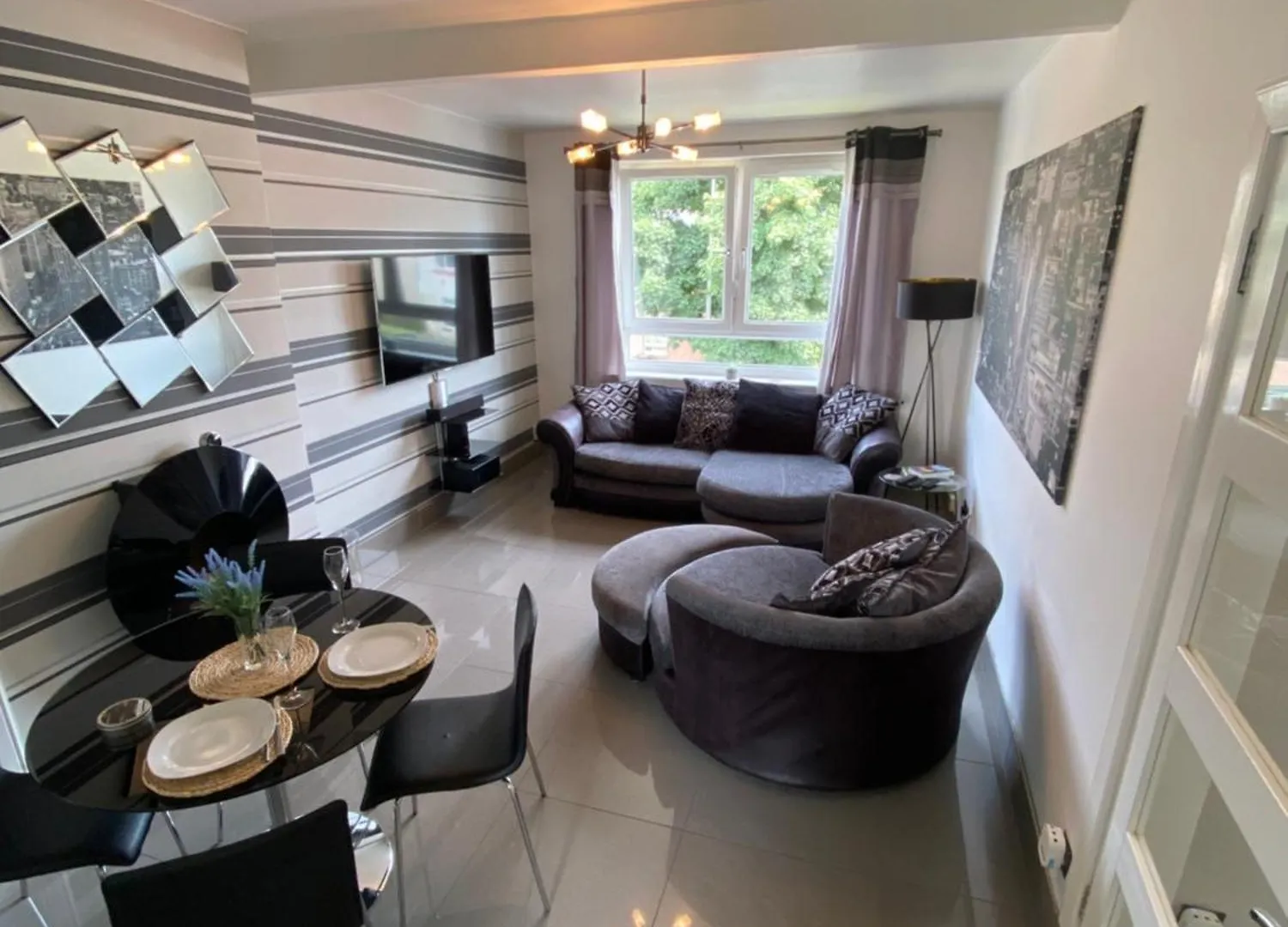 Modern Quiet City Center Airport 2 Bedroom Apartment Edinburgh 0*,