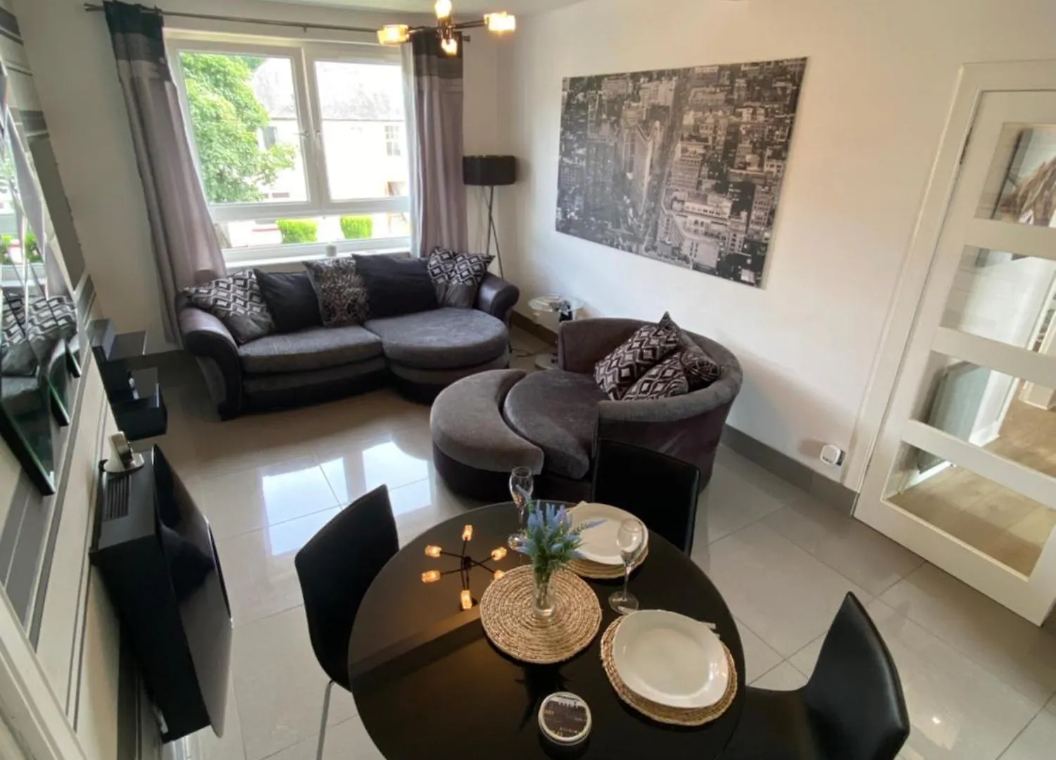 Modern Quiet City Center Airport 2 Bedroom Apartment Edinburgh Birleşik Krallık